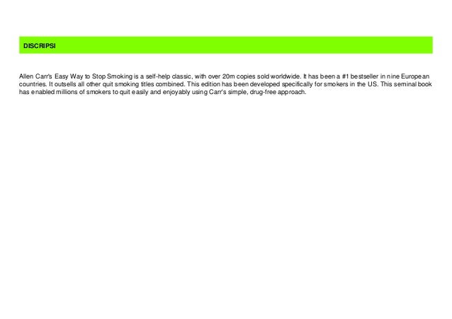 Allen Carr's Easy Way To Stop Smoking by Allen Carr ePub Download Allen Carr's Easy Way To Stop Smoking by Allen Carr ePub Download